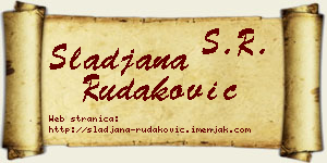 Slađana Rudaković vizit kartica